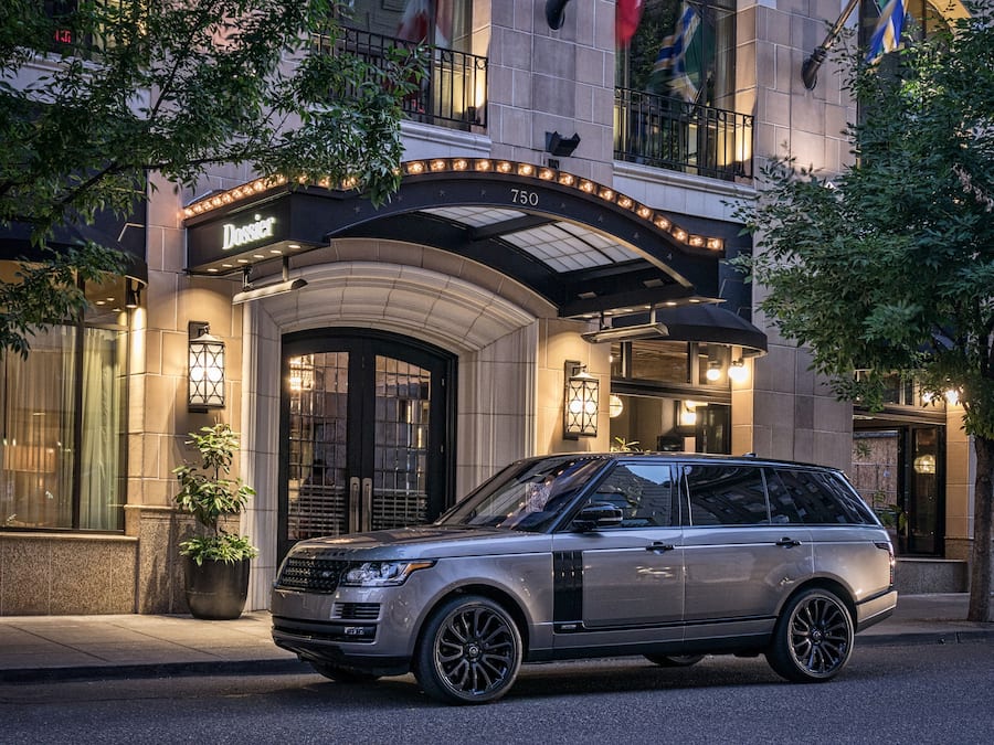 Front of property – evening/night