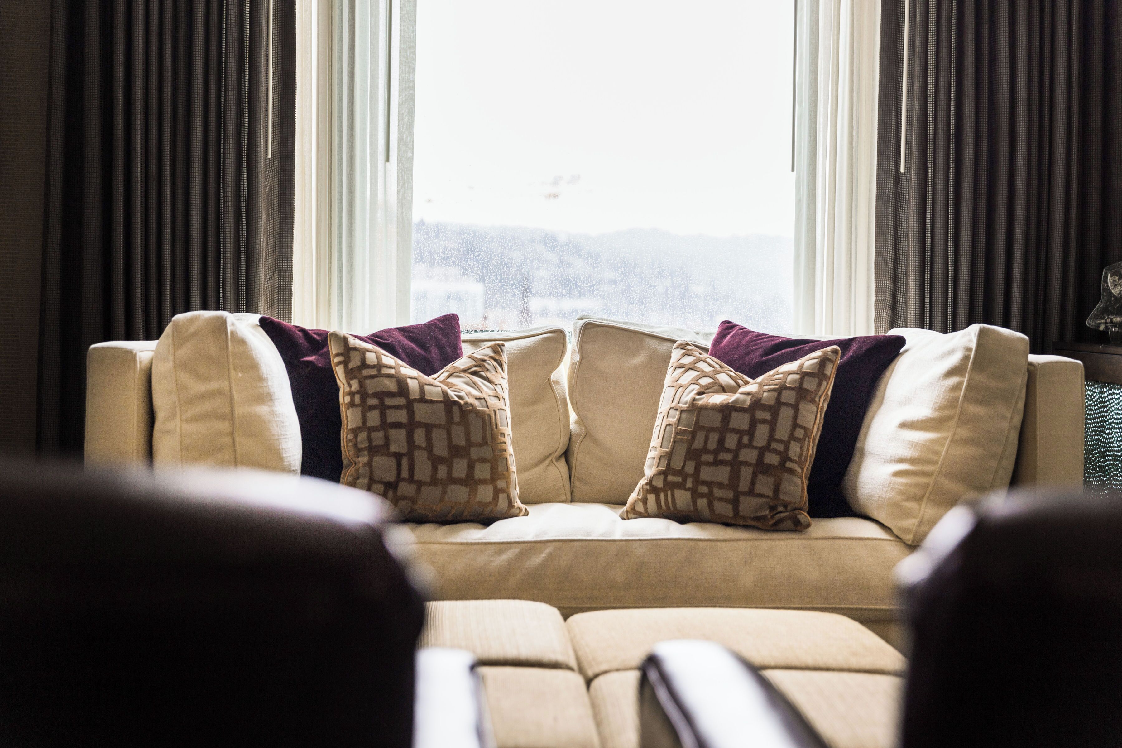 Premium bedding, down comforters, pillowtop beds, in-room safe