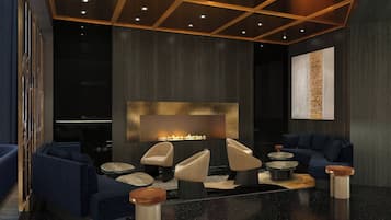 Flat-screen TV, pay films, MP3 dock