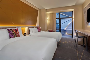 Premier Room, 2 Double Beds, Terrace | 1 bedroom, Egyptian cotton sheets, premium bedding, down comforters at W San Francisco