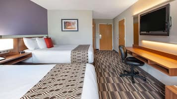 Desk, blackout drapes, iron/ironing board, free WiFi