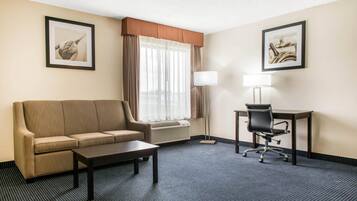 Suite, 1 King Bed with Sofa bed, Non Smoking | 1 bedroom, premium bedding, pillowtop beds, desk