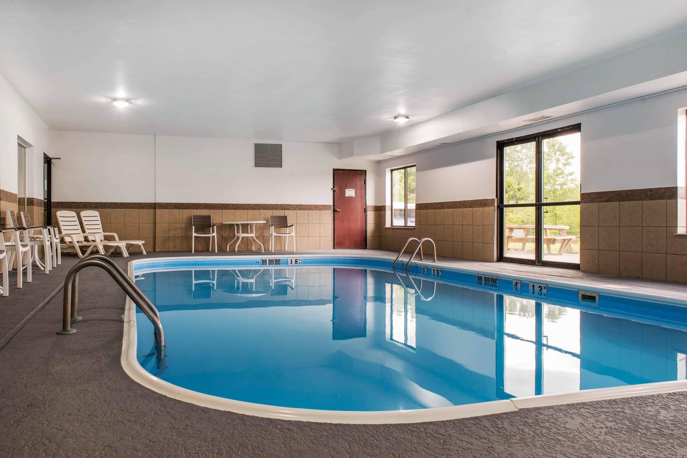 Una piscina techada