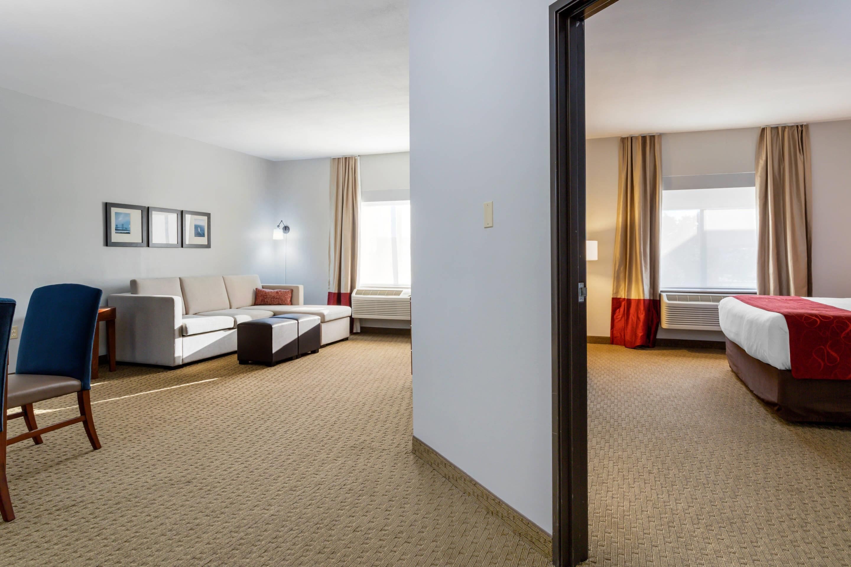 Suite, Multiple Beds, Non Smoking | In-room safe, desk, laptop workspace, blackout curtains