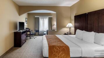 Suite, 1 King Bed with Sofa bed, Accessible, Non Smoking | Desk, blackout drapes, iron/ironing board, free WiFi