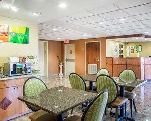 Free buffet breakfast