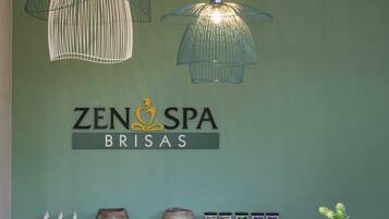 Sauna, steam room, body treatments, facials, 4 treatment rooms, massages