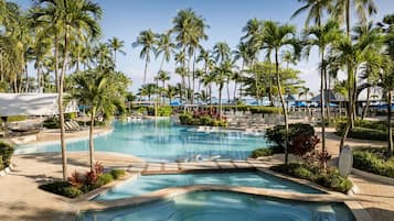 Outdoor pool, open 7:00 AM to 9:00 AM, pool cabanas (surcharge)