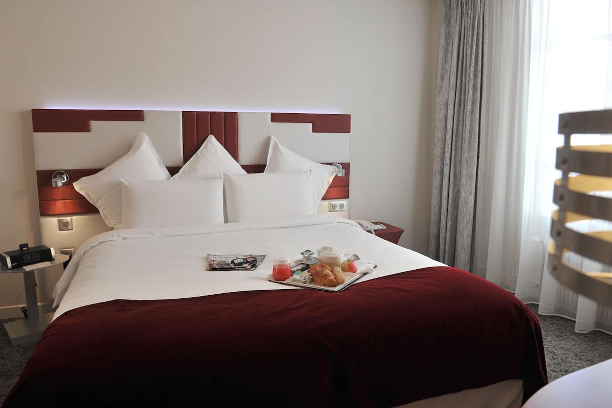 In-room safe, desk, blackout curtains, iron/ironing board