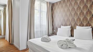 In-room safe, desk, blackout drapes, iron/ironing board