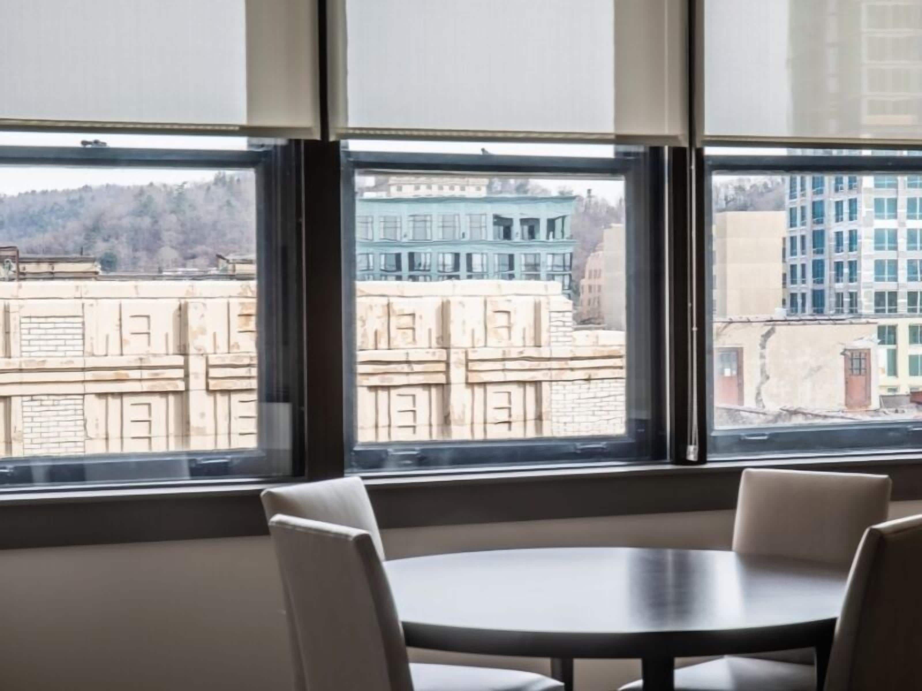 Deluxe Suite, 2 Queen Beds, City View (Separate Living/Dining, Shower only) | Egyptian cotton sheets, premium bedding, down duvets, pillow-top beds