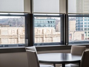 Deluxe Suite, 2 Queen Beds, City View (Separate Living/Dining, Shower only)