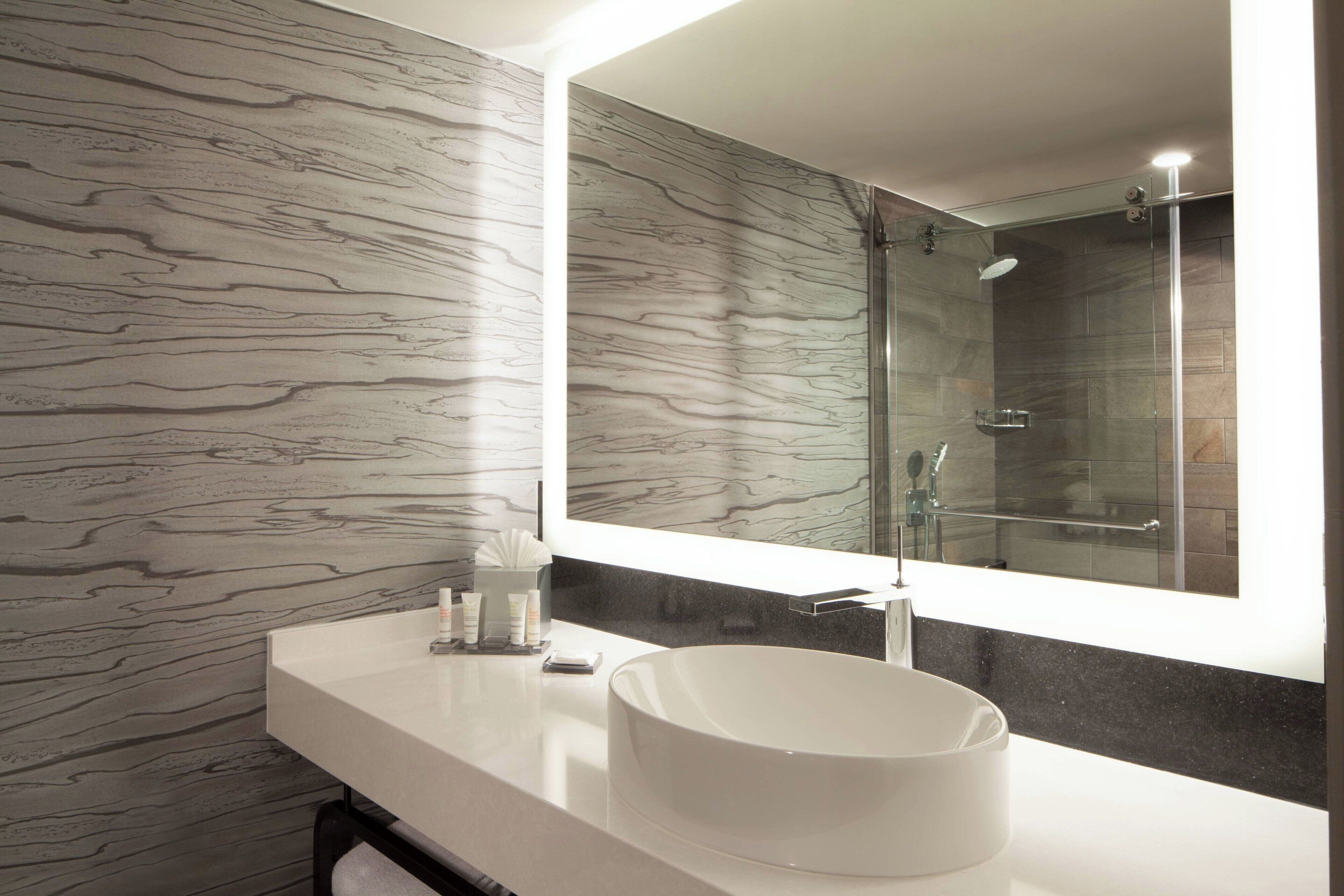 free toiletries, hair dryer, towels