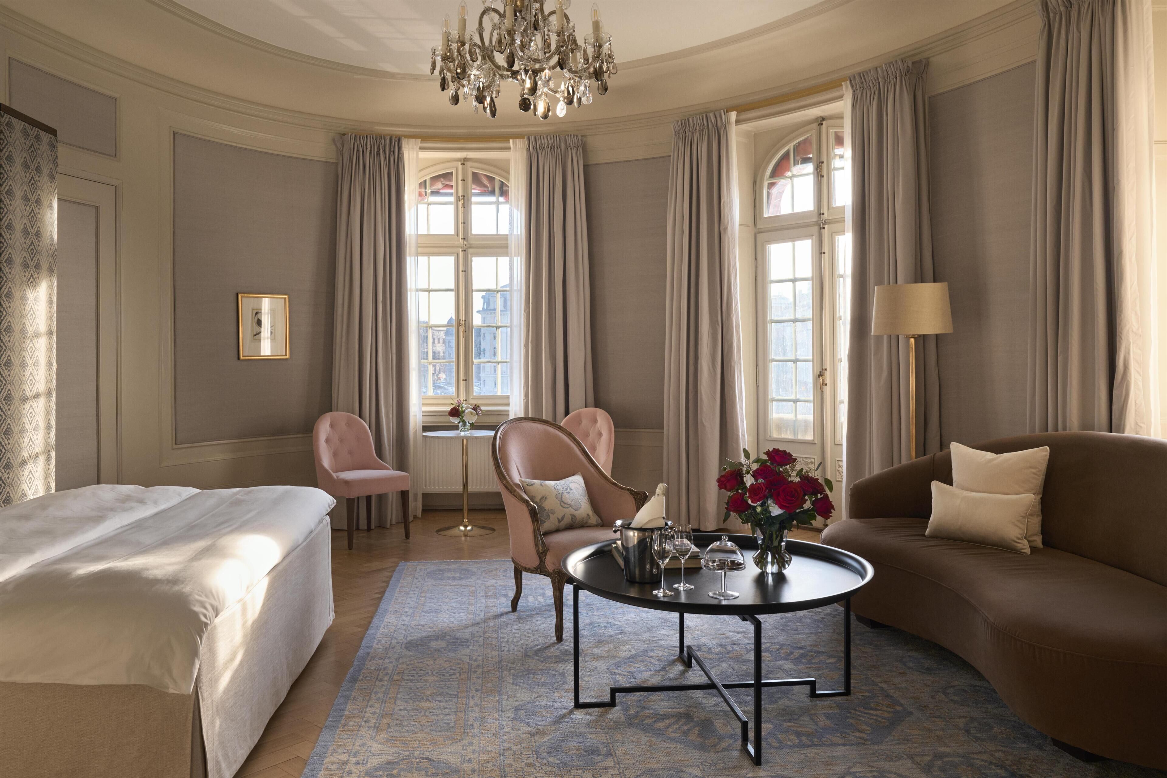 Master Sea View Suite (Dagmar) | Minibar, värdeförvaringsskåp på rummet och individuell inredning