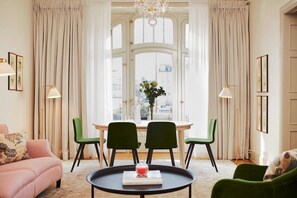 Executive Sea View Suite | Minibar, in-room safe, individually decorated, desk - Hotel Diplomat (Stockholm)