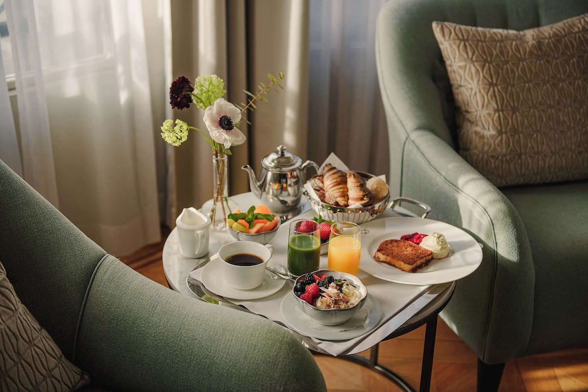 Komplet morgenmad hver dag (385 SEK pr. person)