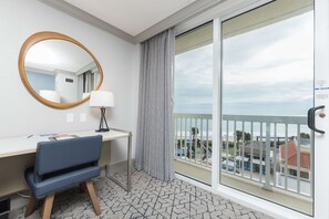 King Bed accessible ocean front view | 1 bedroom, premium bedding, down duvets, in-room safe