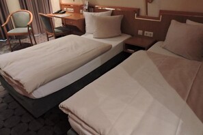 Minibar, in-room safe, desk, blackout curtains