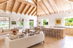 Three Bedroom Palm Grove Villa | Living area