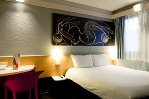 Standard Room | Premium bedding, desk, laptop workspace, soundproofing