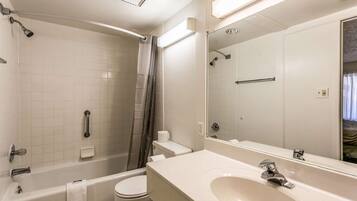 Eco-friendly toiletries, towels