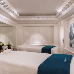 Sauna, steam room, body treatments, facials, reflexology