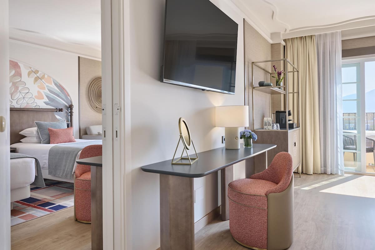 Quarto família, várias camas | Roupas de cama premium, edredons de pluma