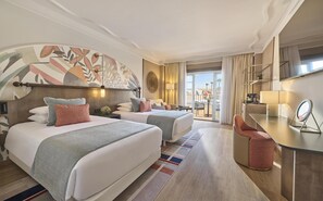 Premium bedding, down duvets, memory-foam beds, minibar