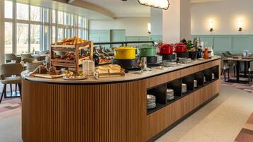Daily buffet breakfast for a fee