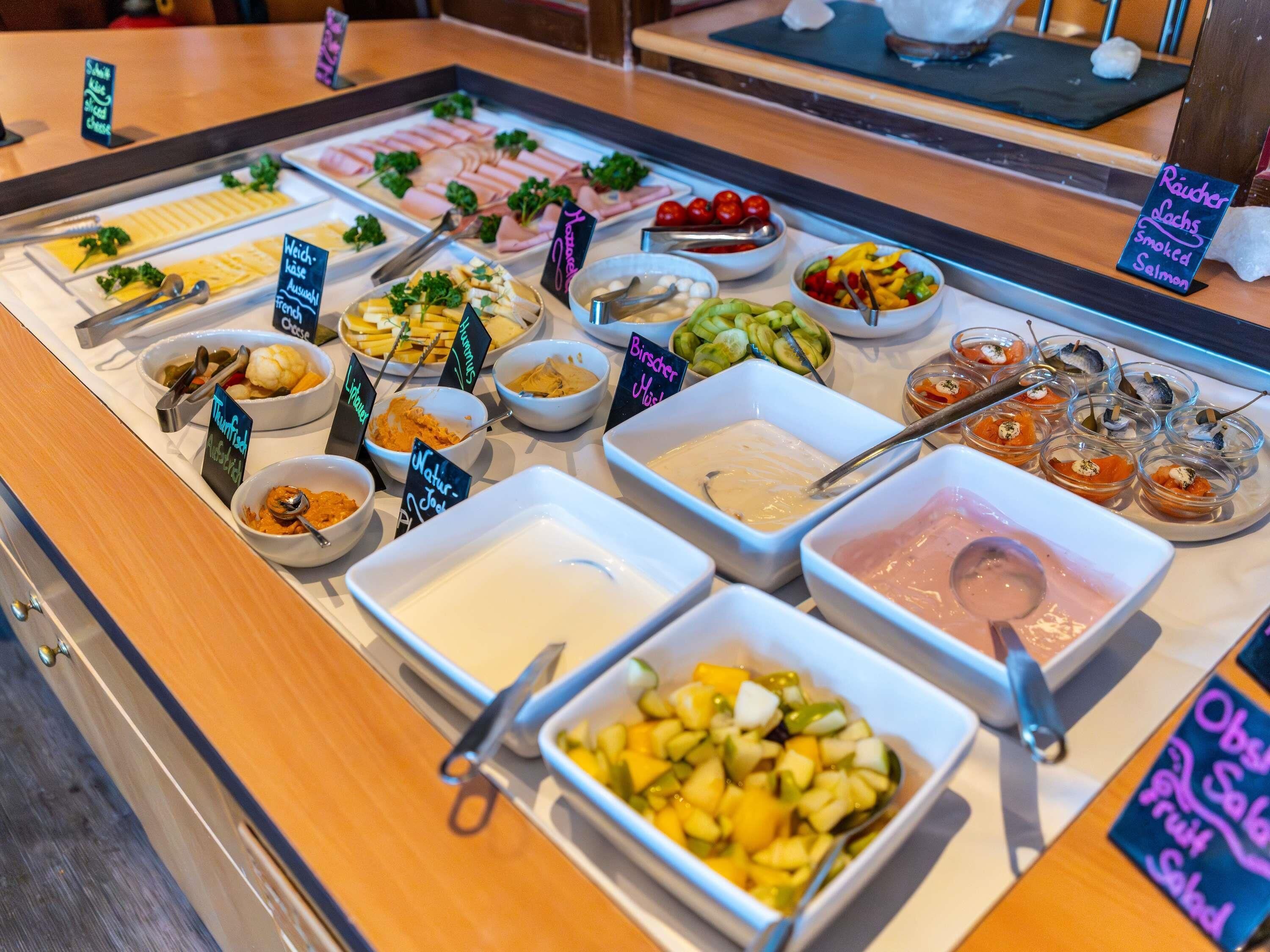 Daily buffet breakfast (EUR 26 per person)