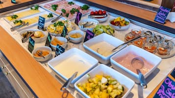 Daily buffet breakfast (EUR 26 per person)