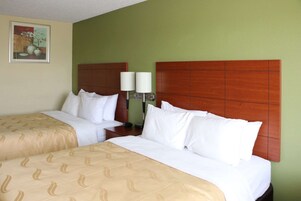Standard Room, 2 Queen Beds, Non Smoking | Iron/ironing board, cribs (free), rollaway beds (surcharge), WiFi (free)