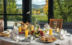 Daily buffet breakfast (EUR 21 per person)