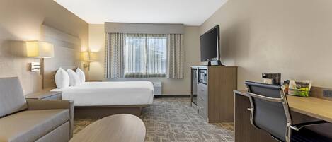 Standard Room, 1 Queen Bed, Non Smoking (2nd Floor;with Sofabed) | In-room safe, desk, laptop workspace, iron/ironing board