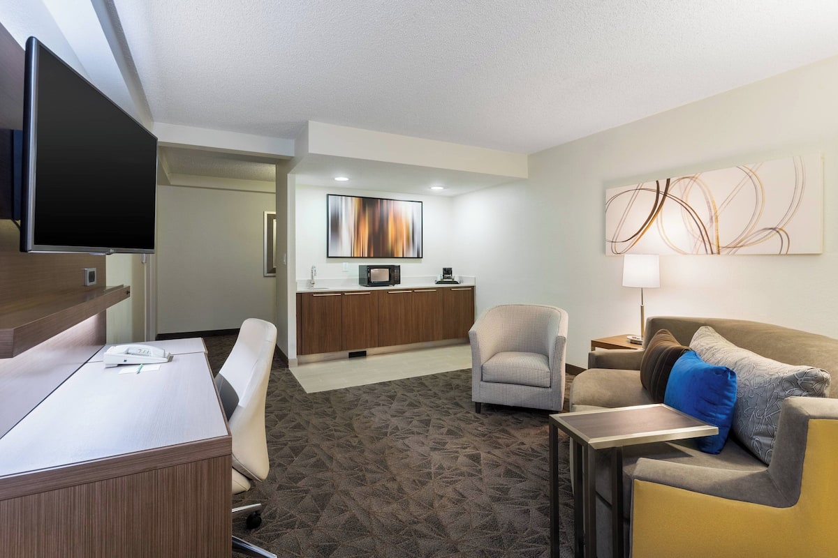 Executive Suite, 1 Bedroom | Hypo-allergenic bedding, in-room safe, desk, laptop workspace