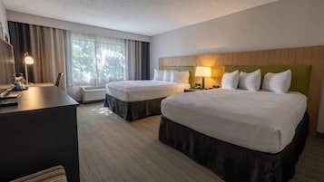 In-room safe, desk, laptop workspace, blackout drapes