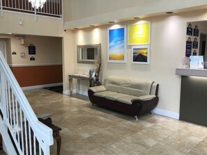 Lobby sitting area