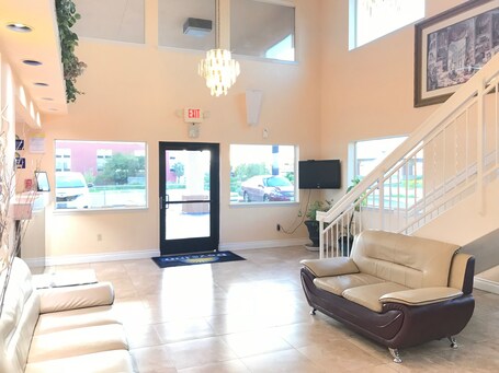 Sala de estar en el lobby