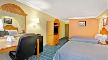 Standard Room, 2 Queen Beds | Desk, iron/ironing board, free cribs/infant beds, free WiFi