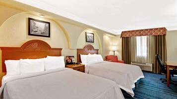 Desk, iron/ironing board, free cots/infant beds, free WiFi