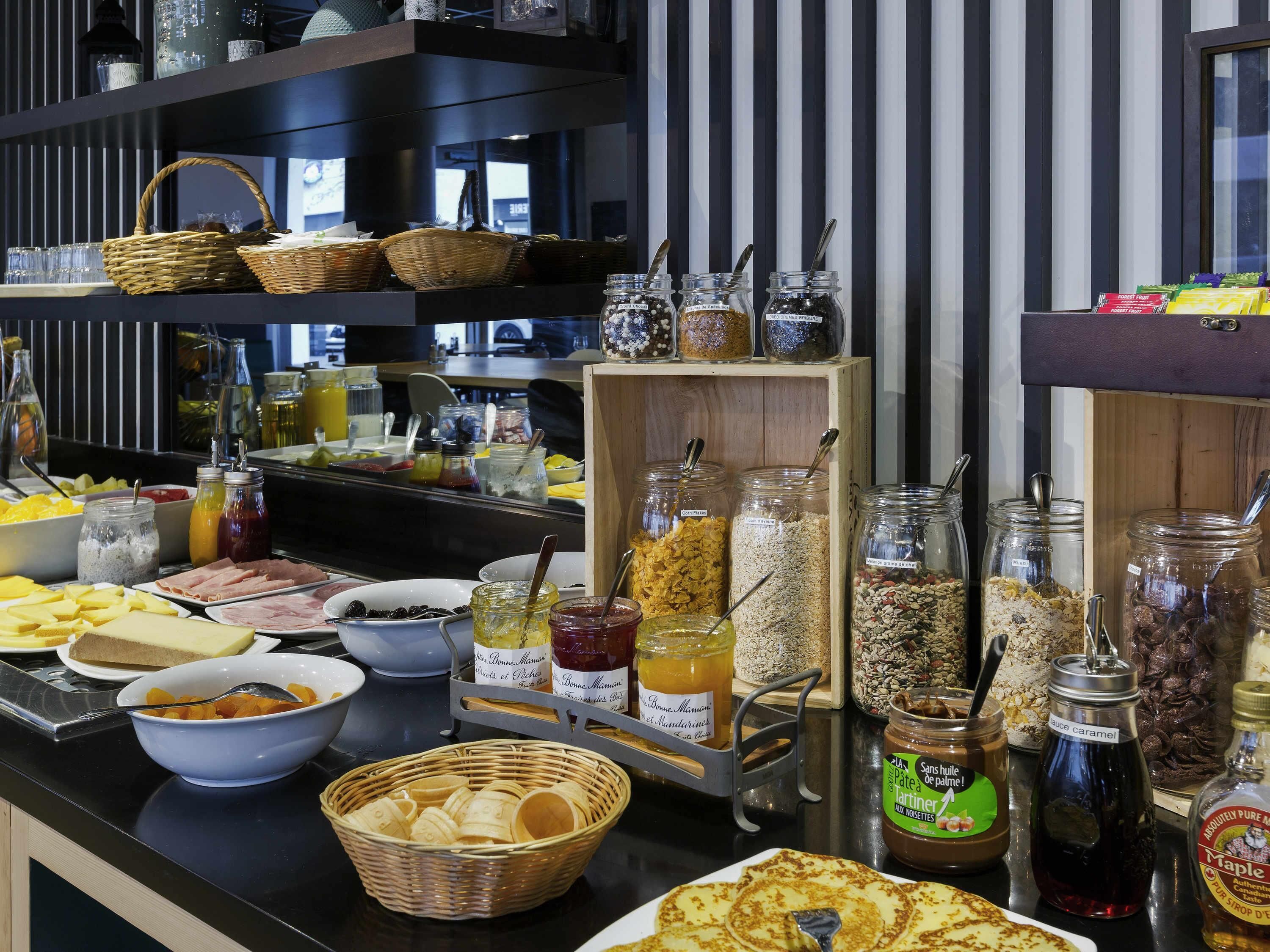 Petit déjeuner buffet compris tous les jours