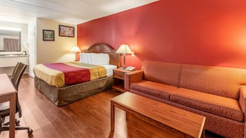 Standard Room, 1 King Bed, Non Smoking | Desk, iron/ironing board, free cots/infant beds, free rollaway beds