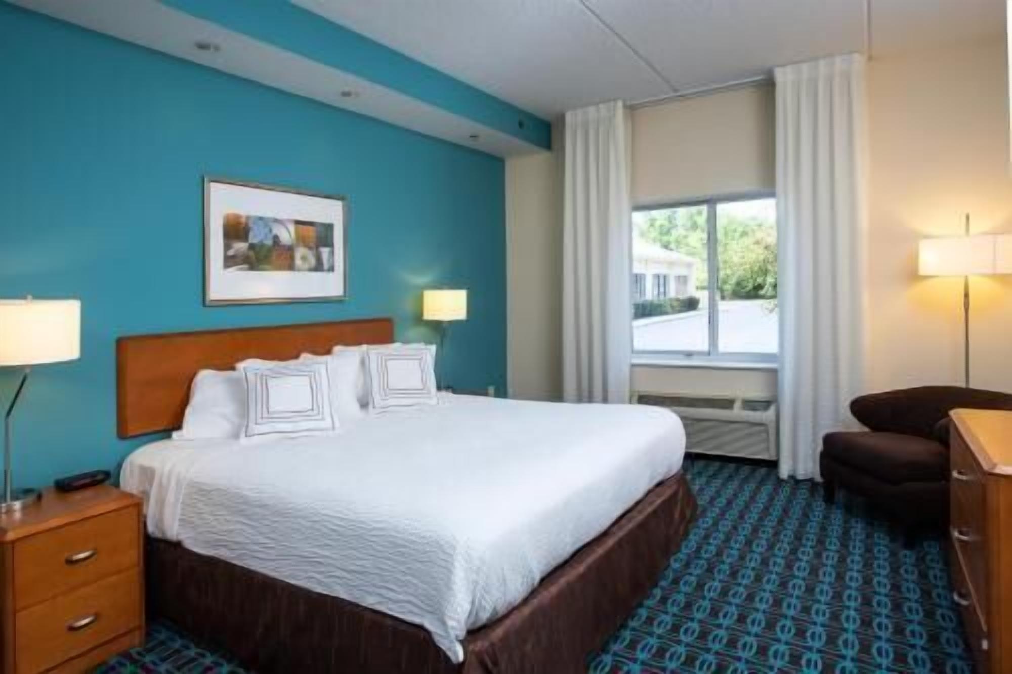 Down duvets, desk, blackout curtains, iron/ironing board