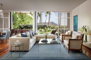 Orchid Suite | Living area | 40-inch LCD TV with cable channels, TV