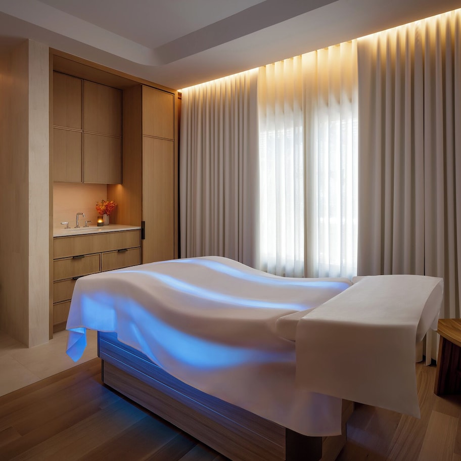 Couples treatment rooms, body treatments, hydrotherapy, aromatherapy