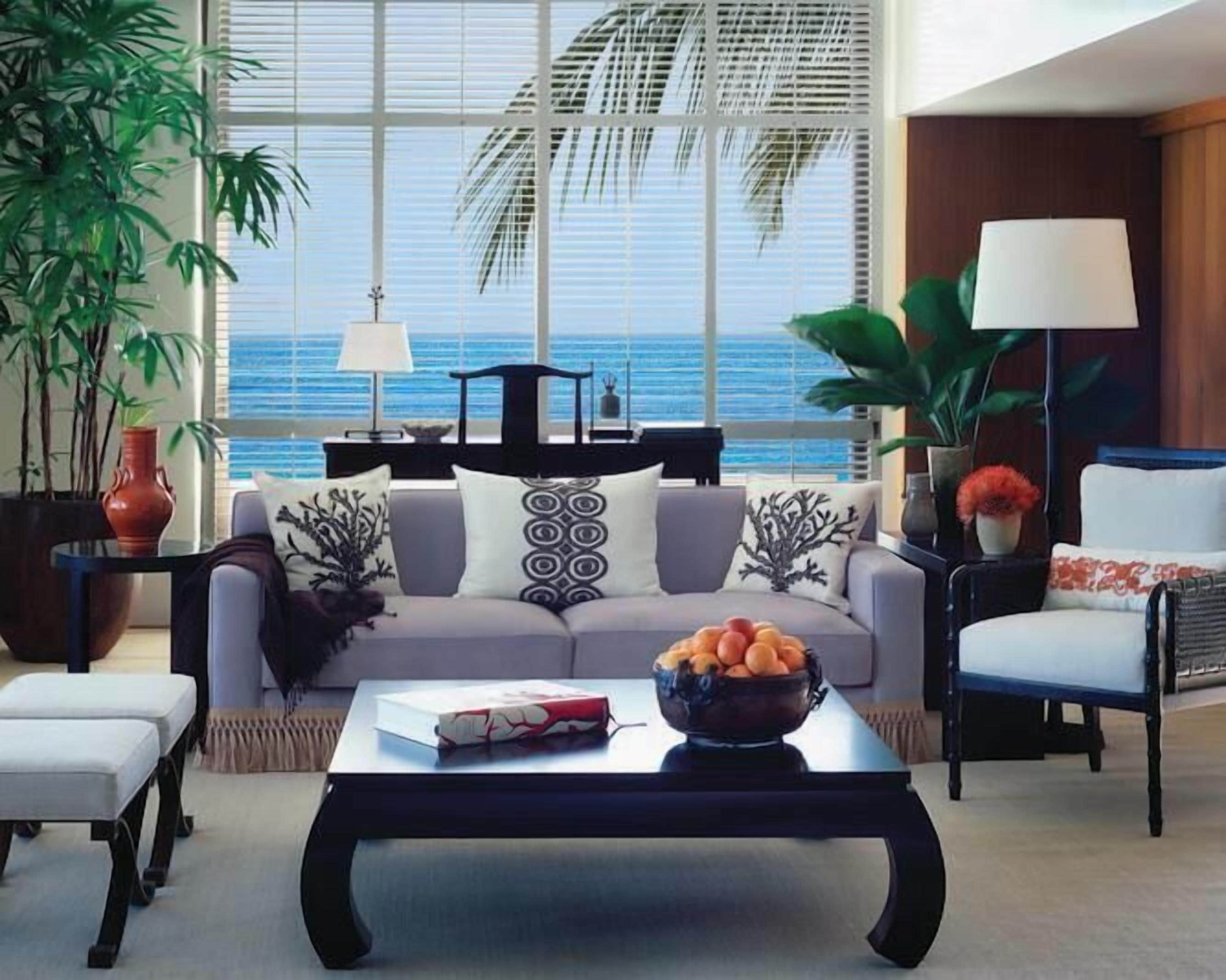 Halekulani Suite | Living area | 40-inch LCD TV with cable channels, TV