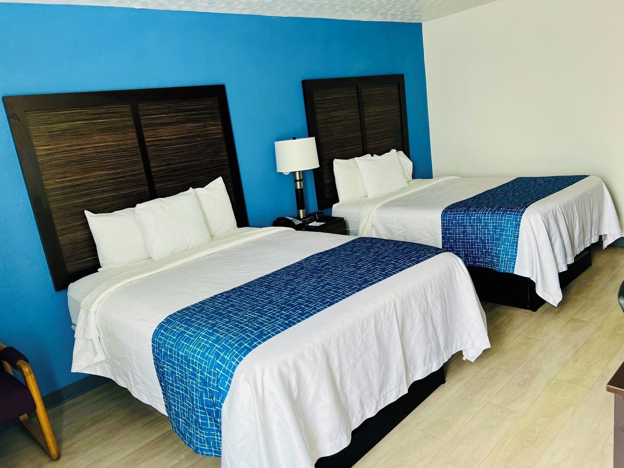 Room, 2 Queen Beds, Non Smoking | Free WiFi, bed sheets