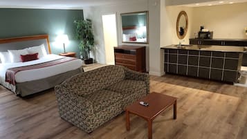 Suite, 1 King Bed with Sofa bed, Non Smoking | In-room safe, desk, laptop workspace, blackout drapes