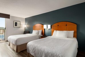 Standard Room, 2 Double Beds, Non Smoking | Desk, iron/ironing board, free cribs/infant beds, rollaway beds