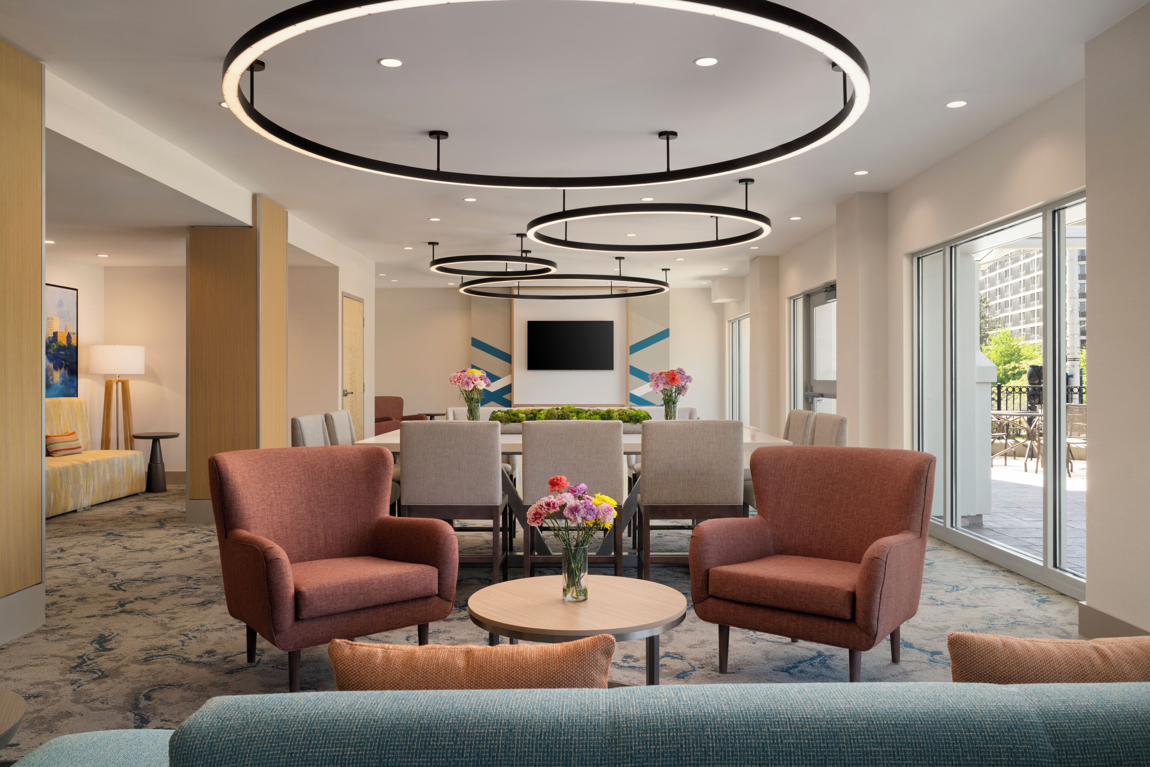Lobby sitting area
